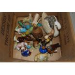 Nine various Beswick and Royal Doulton Beatrix Potter figures together with various Beswick and