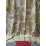 Cartier, ladies beige silk scarf, 86cms x 86cms, in original box with authenticity card Some stains