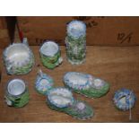 Small collection of miscellaneous items of Moss ware