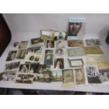 Collection of early postcards relating to Royalty, Darwin etc. together with a small Kate