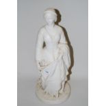 Large 19th Century Parian figure of Lady Mary Constance Grover, possibly Minton, after a model by A.