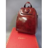 Cartier semi-rigid backpack from the ' Happy Birthday Collection ', 2000, Limited Edition, with