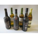 One bottle of Grahams Vintage Port, undated, two bottles of late bottled Vintage Port 1986, Croft