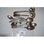 Small quantity of various silver flatware