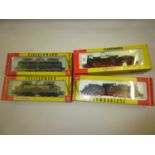 Fleischmann, group of four HO gauge boxed railway locomotives, numbered 4028, 4336, 4375 and 4401