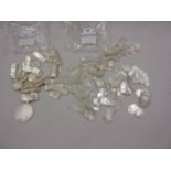 Large quantity of Chinese and European mother of pearl gaming counters See additional photos