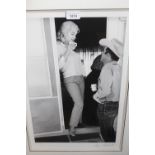 Eve Arnold, Limited Edition 122 / 495 Giclee print, ' Marilyn Monroe with Montgomery Clift, The