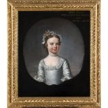 HENRY PICKERING (Fl.1740-1771) PORTRAIT OF BARBARA REPINGTON (c.1753-1775) Indistinctly signed and
