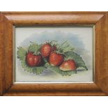 ENGLISH SCHOOL, Circa 1900 BRITISH FRUITS comprising named varieties of apples, pears, strawberries,