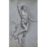 ITALIAN SCHOOL, 18th CENTURY A folio of seventeen drawings of life studies, nudes and copies in