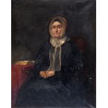 FOLLOWER OF SIR FRANCIS GRANT, PRA (1803-1878) PORTRAIT OF A LADY Seated three quarter length,