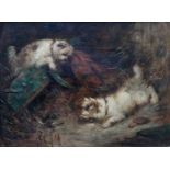 GEORGE ARMFIELD (1810-1893) OUTWITTED Signed, oil on panel 16.5 x 22.5cm. ++ Needs a light clean