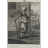 TURKISH & PERSIAN INTEREST A folio of diverse portrait engravings of Turks and Arab potentates,