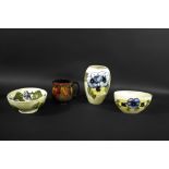 MOORCROFT FLAMBE JUG the jug in the Leaf and Berry design, and with a flambe glaze. Also with a