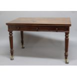 GILLOWS STYLE MAHOGANY METAMORPHIC OR UNIVERSAL DINING TABLE, after a design by Thomas Sheraton,