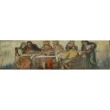 ITALO-CRETAN SCHOOL, Circa 1550 THE MARRIAGE AT CANA; THE LAST SUPPER A pair, oil on panel 8.5 x