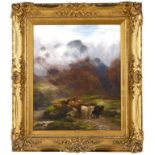 HENRY GARLAND (1834-1913) IN GLENCOE Signed, also signed and inscribed with title verso, oil on