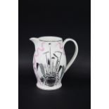 WEDGWOOD LEMONADE JUG - ERIC RAVILIOUS (1903-1942) a pottery jug in the Garden Implements design,