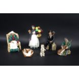 ROYAL DOULTON FIGURES & DOGS including HN 1843 BiddyPennyFarthing, HN 2325 The Master, HN1974