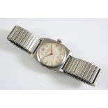 A STAINLESS STEEL OYSTER SPEEDKING WRISTWATCH BY ROLEX the signed circular dial with baton