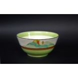 CLARICE CLIFF BOWL - ALTON a small bowl in the Alton design painted with distant Castle turrets on