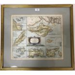 Modern, Robert. The Smaller Islands of the British Ocean, hand-coloured engraved map, 422mm x 356mm,