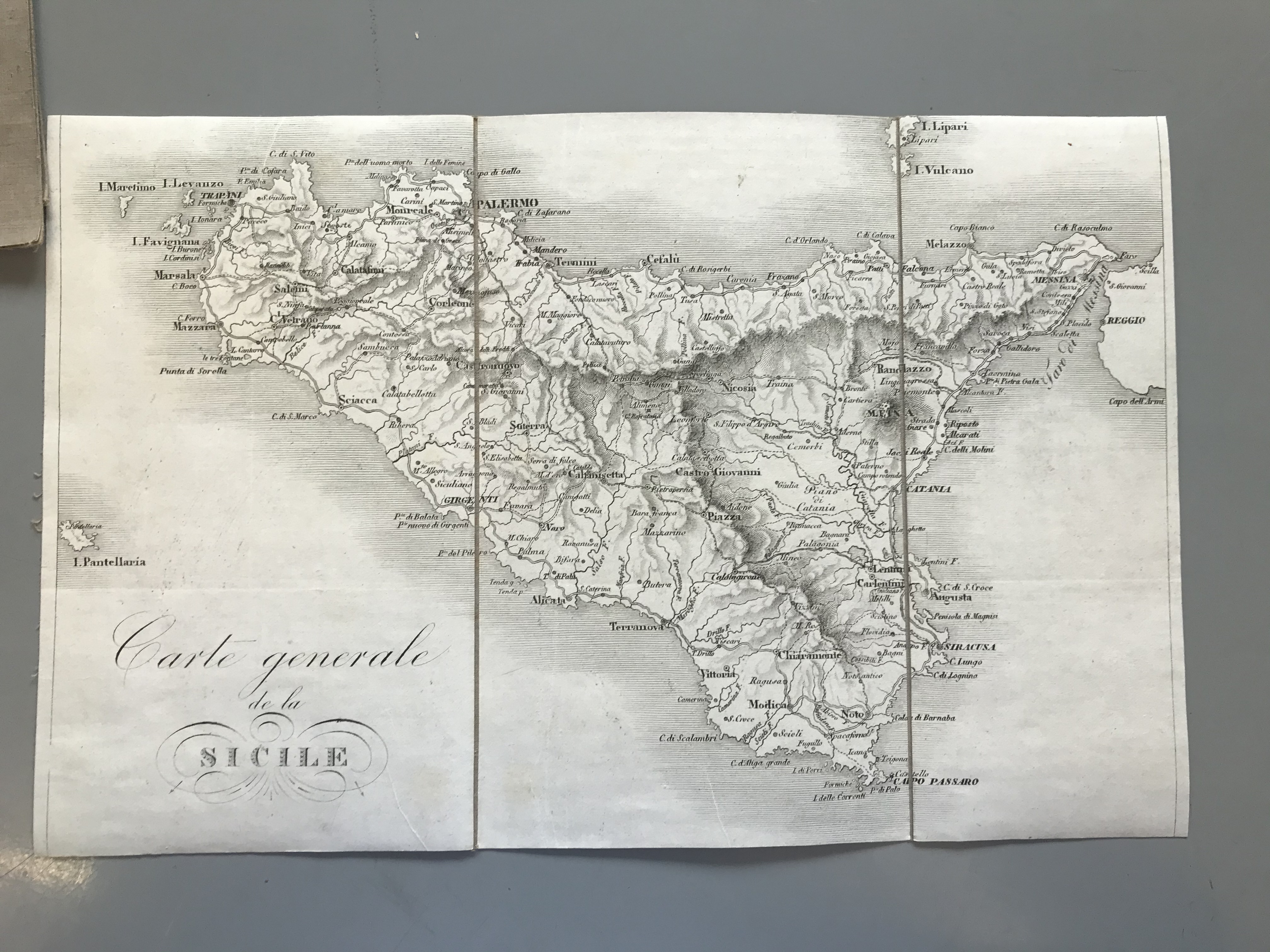 Italy. A folding engraved map of Italy by Epimaco and Pasquale Artaria, on ten sheets, each with - Image 7 of 7