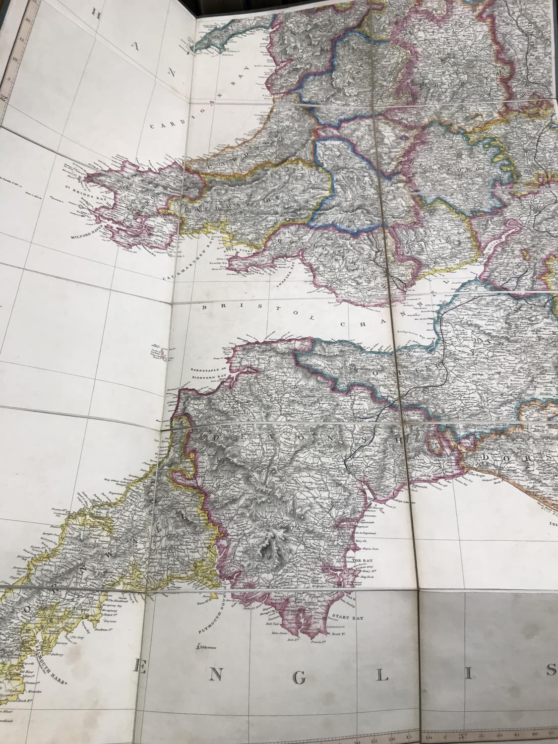 Arrowsmith, Aaron. Map of the Railways, showing the various stations with the hills, rivers, - Image 2 of 2