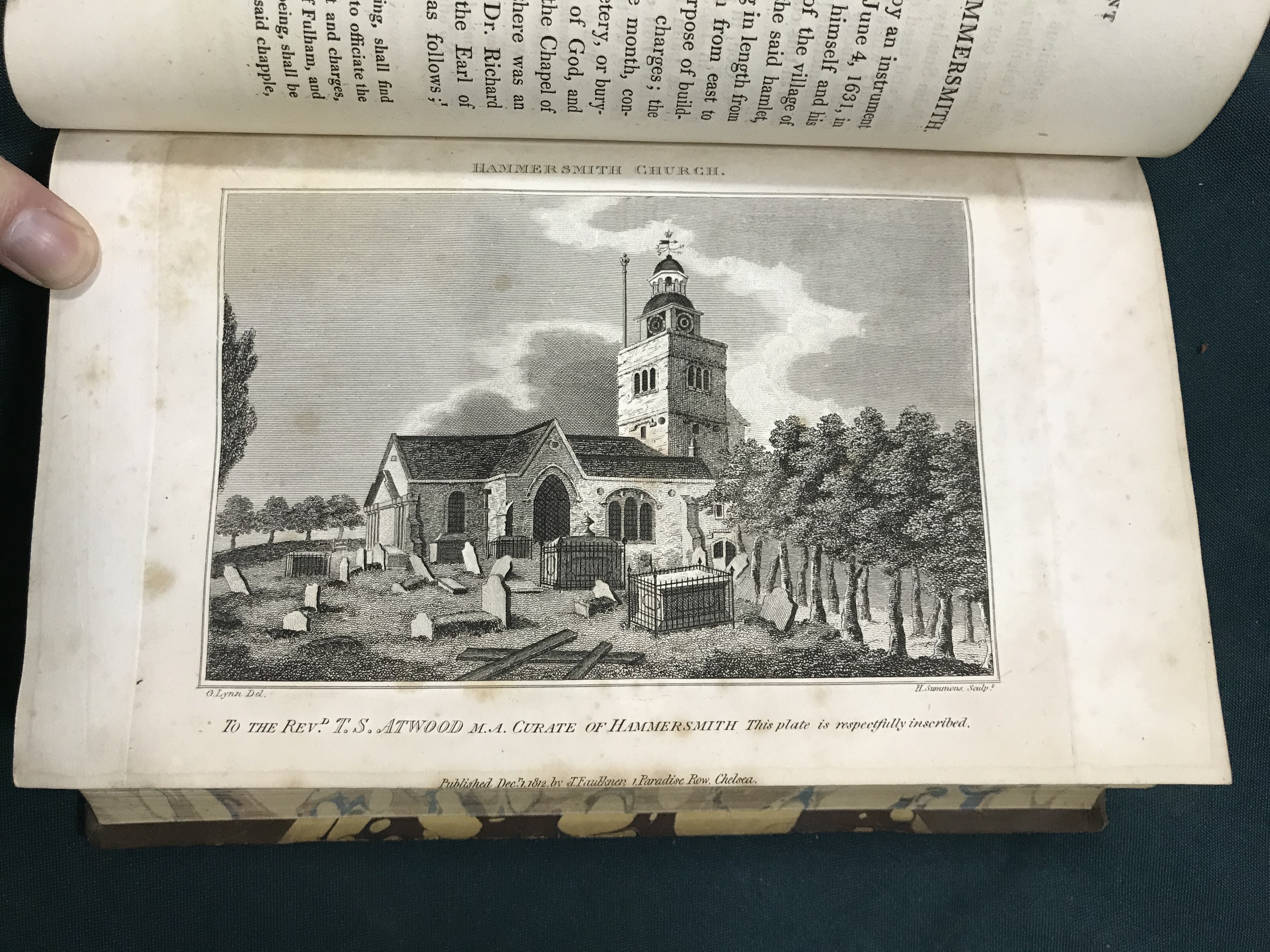 Faulkner, Thomas. An Historical and Topographical Account of Fulham; including the Hamlet of