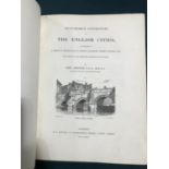 Britton, John. Picturesque Antiquities of the English Cities, wood-engraved title vignette, 60