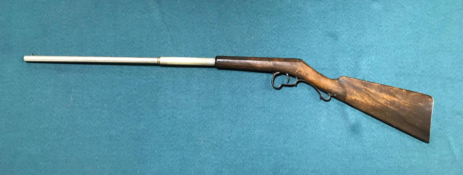 A FRENCH PATENT GARDEN GUN. A French 'Angles Patent' twist barrel, obsolete calibre garden gun. With