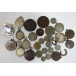 A COLLECTION OF BRONZE, SILVER AND OTHER MEDALS AND AWARDS. Horticultural medals to include a Joseph