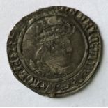 A HENRY VII GROAT. A Henry VII Groat, profile issue.