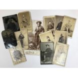 A COLLECTION OF PHOTOGRAPHS OF CONFEDERATE AND UNION ARMY SOLDIERS. A photograph of General John