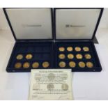 THE HERITAGE OF GREAT BRITAIN MEDALS. A collection of silver gilt medals with portraits of Cromwell,