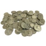 A COLLECTION OF PART SILVER HALFCROWNS AND FLORINS. Halfcrowns: 1920 (5), 1921 (3), 1923, 1924,