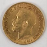 A SOVEREIGN. A George V Sovereign dated 1912.