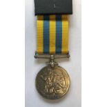 A KOREA MEDAL TO THE ROYAL FUSILIERS. A Korea Medal, first type, named to 22605439 A.F.Bartropp R.F.