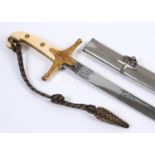 VISCOUNT TRENCHARD'S GEORGE V OFFICER'S MAMELUKE SWORD AND SCABBARD. An 1831 Pattern general