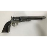 A COLT MODEL 1860 ARMY .44 REVOLVER. A Colt 6 shot percussion cap firing revolver with a 20cm barrel