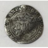 A HAMMERED GROAT. A hammered silver groat, Henry VI, Annulets by neck and in two quarters of