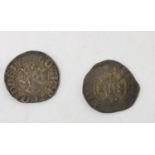 AN EDWARD I AND EDWARD II PENNY. A Canterbury mint Edward I Long Cross Penny class Xf. 1.4 gms. A