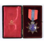 AN IMPERIAL SERVICE MEDAL. An Edward VII Imperial Service Medal, unnamed as issued, in Elkington &