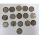 A COLLECTION OF SHILLINGS WILLIAM IV TO VICTORIA. Shillings: William IV 1834, Victoria 1869, 1872,