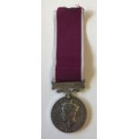A REGULAR ARMY LONG SERVICE AND GOOD CONDUCT MEDAL. A Long Service and Good Conduct Medal with