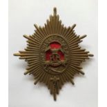 A COLLAR DOG FOR THE RESERVE REGIMENT OF LANCERS attached to a foreign service star. R.R. Lancers