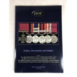 DIX NOONAN WEBB ORDERS MEDALS AND MILITARIA CATALOGUES. Various catalogues, 2007 - 2014. 30