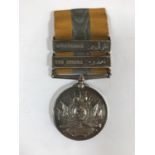 A KHEDIVE'S SUDAN MEDAL 1896-1908. A Khedive's Sudan Medal with The Atbara and Khartoum clasps,