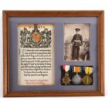 A FIRST WORLD WAR CASUALTY TRIO TO THE ROYAL WEST KENT REGIMENT. A trio comprising 1914-15 Star