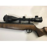 A COMETA .22 AIR RIFLE. A Spanish Cometa Fenix 400S 10144-08 break barrel air rifle with Richter